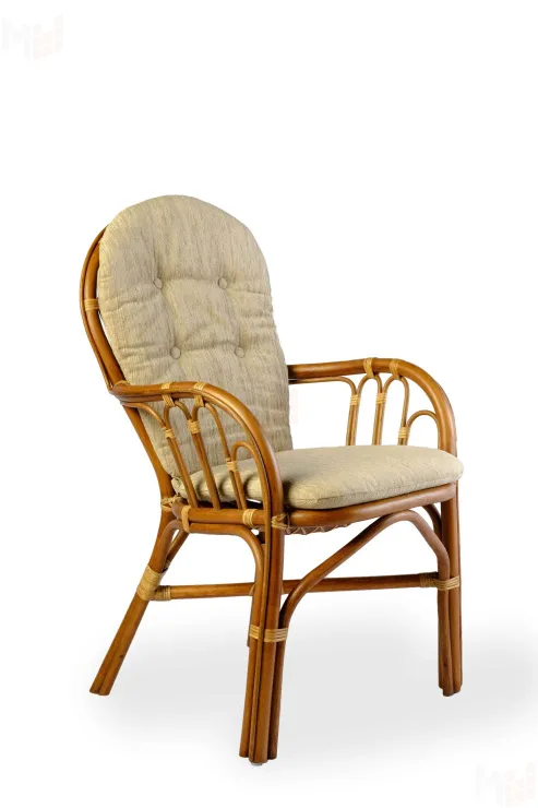 Стул из ротанга с подушкой 04/16