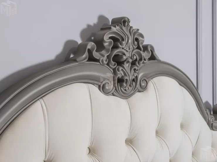 Кровать Мишель Лайт 180х200 см серый камень