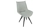 Стул Фэнди К3 Черный муар, Велюр Confetti Silver