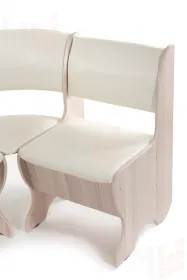 Кухонный уголок Тюльпан (ясень/барнео крем)