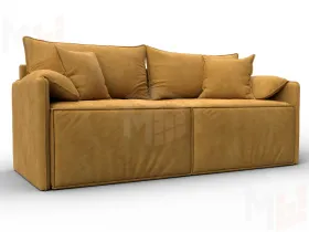 Диван прямой модульный Лига-106 ( BRUT 10 желтый )