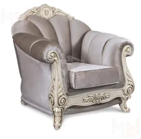 Кресло Марселла крем глянец