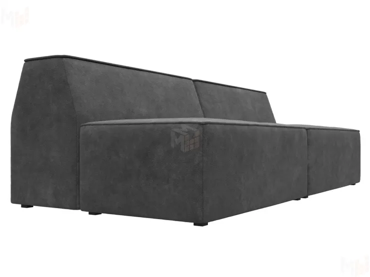 Диван прямой модульный Монс ( BRUT 16 темно-серый )