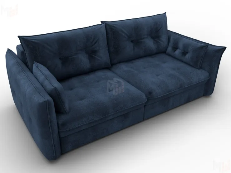 Диван прямой Лига-100 НПБ ( TOWER 13 синий )