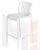 Стул полубарный DOBRIN CHLOE (белый)