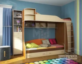 Двухъярусная кровать Фанки Кидз 12