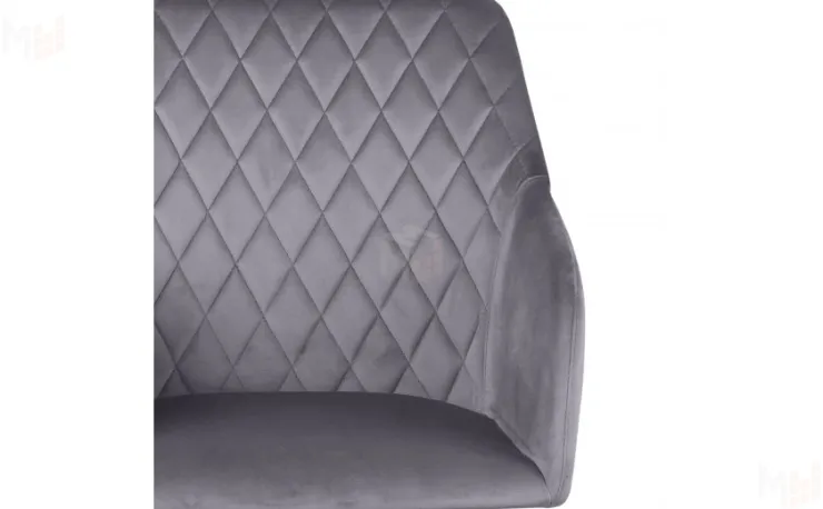 Кресло поворотное Барли Confetti темно-серый H-15/белый