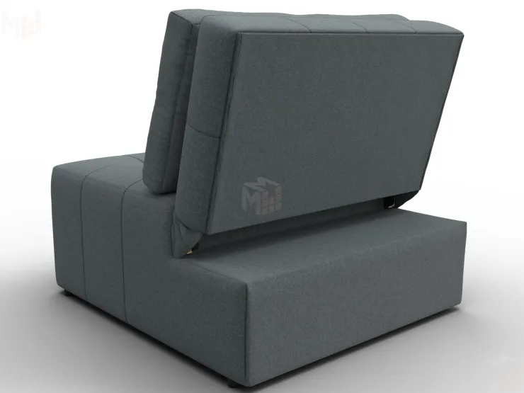 Кресло-кровать Лига-107 (80) ( Амур 07 серый )