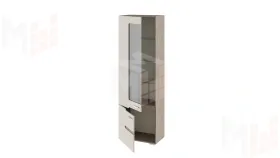 Шкаф для посуды Фьюжн - ТД-260.07.25  Бежевый, Дуб Сонома трюфель