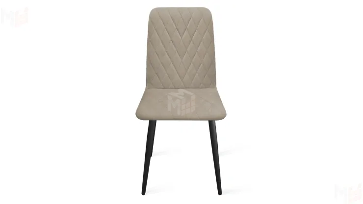 Стул Стенли К1С Черный муар, Велюр Confetti Smoke