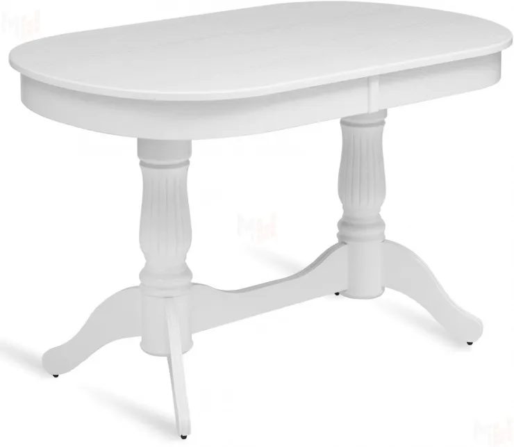 Стол деревянный раздвижной Кайнс 120 Белый