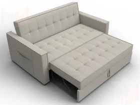 Диван прямой Лига-104 (140) ( Амур 02 бежевый )