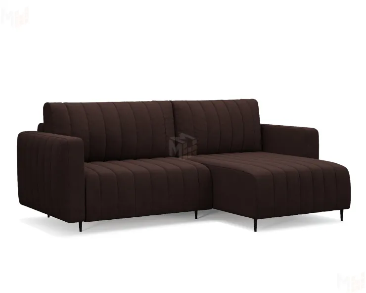 Угловой диван Флорент (Велюр шоколад НВ-178 16)