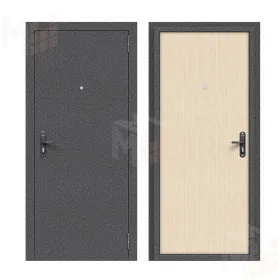 Входная металлическая дверь Тайга-5  Антик Серебряный/Клен