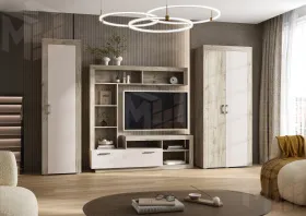 Гостиная Ангара набор (крафт серый/кашемир)