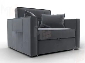 Кресло-кровать Лига-104 (80) ( SEVEN 17 серый )