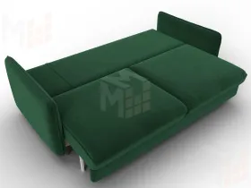 Диван прямой Лига-064 НПБ ( SEVEN 626 зеленый )