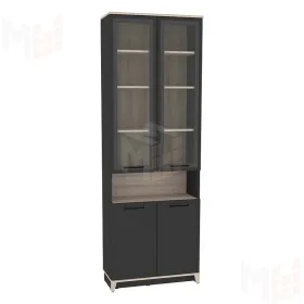 Шкаф для книг AURELIO 7 Антрацит