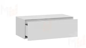 Тумба ТВ Глосс - ТД 319.03.12 Белый глянец, Стекло Белый глянец