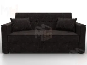 Диван прямой Лига-104 (140) ( BRUT 17 коричневый )