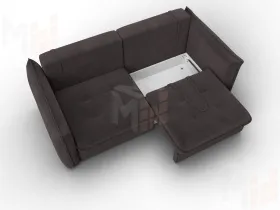 Диван прямой Лига-100 НПБ ( SEVEN 727 коричневый )