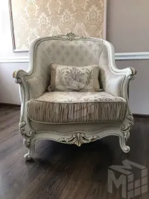 Кресло Мона Лиза белый глянец