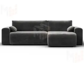 Диван угловой Лига-099 угол универсальный ( TOWER 10 серый )