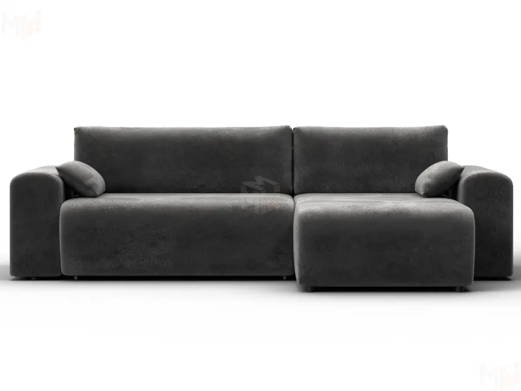 Диван угловой Лига-099 угол универсальный ( TOWER 10 серый )