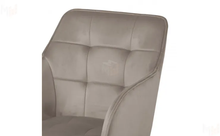 Кресло поворотное Мони Confetti smoke/белый