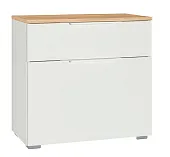 Тумба для обуви  Октава белый шагрень 16.127