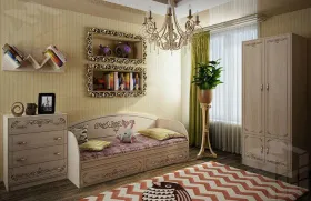 Комод для детей Фанки Кидз Классика арт ФКК-13/5