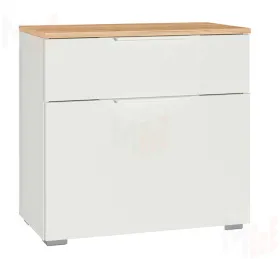 Тумба для обуви  Октава белый шагрень 16.127