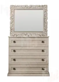 Комод Афина 4 ящика крем корень