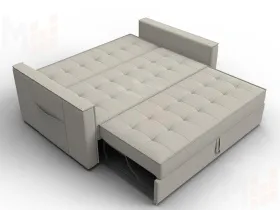 Диван прямой Лига-104 (140) ( Амур 02 бежевый )