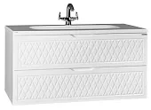 Тумба подвесная под умывальник "Stella 100" 3D В2 Домино