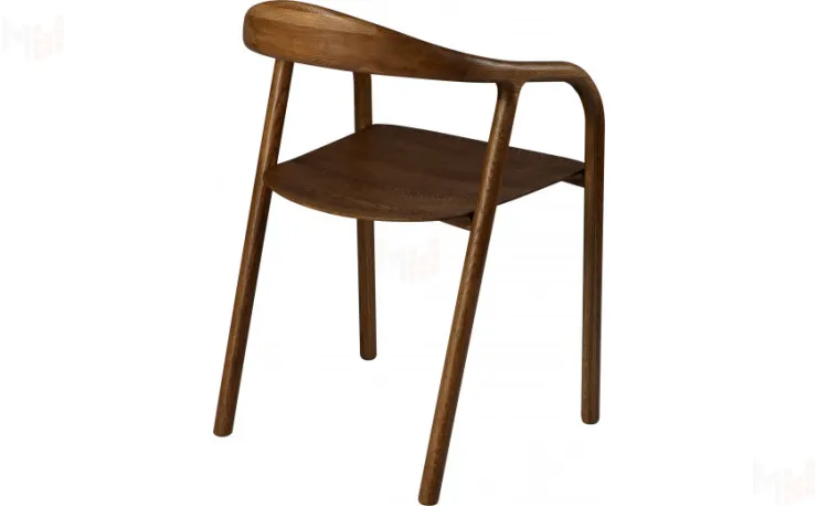 Кресло деревянное из массива дуба Соул Дуб темный