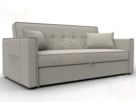 Диван прямой Лига-104 (160) ( Амур 02 бежевый )