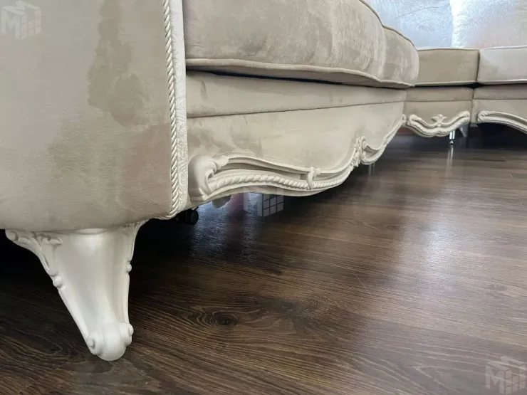 Диван Мокко угловой 3-у-2 бежевый