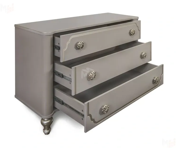 Комод Лали 3 ящика серый камень