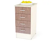 Шкаф нижний с четырьмя ящиками Клер ШН4Я 400