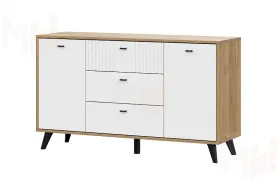 Комод Милан 3 ящика двухстворчатый