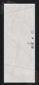 Входная металлическая дверь Граффити-5 Букле черное/Look Art