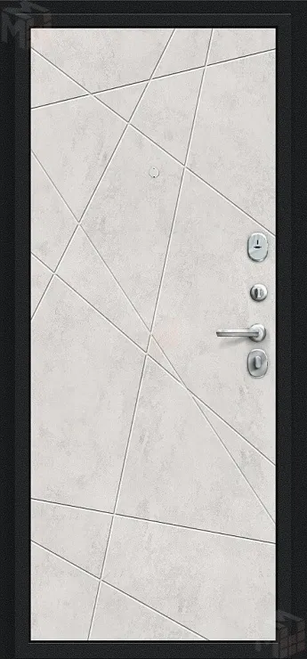 Входная металлическая дверь Граффити-5 Букле черное/Look Art