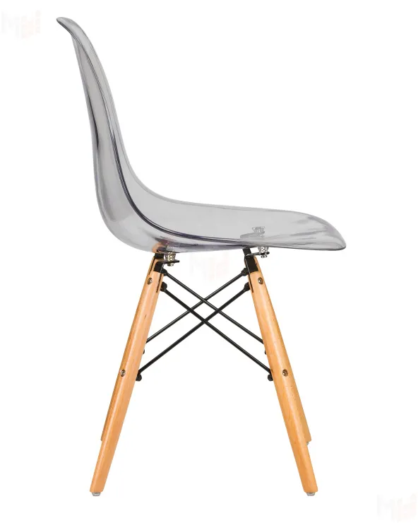 Стул обеденный DOBRIN DSW CASPER (ножки светлый бук, цвет прозрачный)