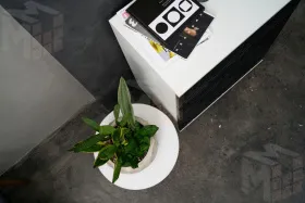 Комод Амстердам (белый/серый графит)