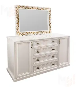 Зеркало Натали белый глянец (гостиная)