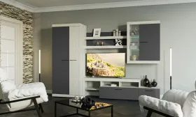 Гостиная Соната Композиция 1 Дуб Сонома - Дуб Сакраменто