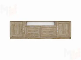 Тумба Сириус 2 двери 2 ящика 156*47 сонома