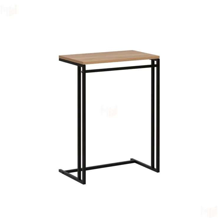 Стол приставной Leset Стилвуд 1 (Чёрный/Дуб крафт золотой)