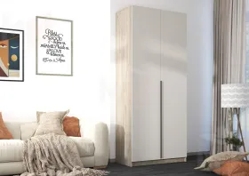 Шкаф 2-х створчатый со штангой Бохо ШК-001